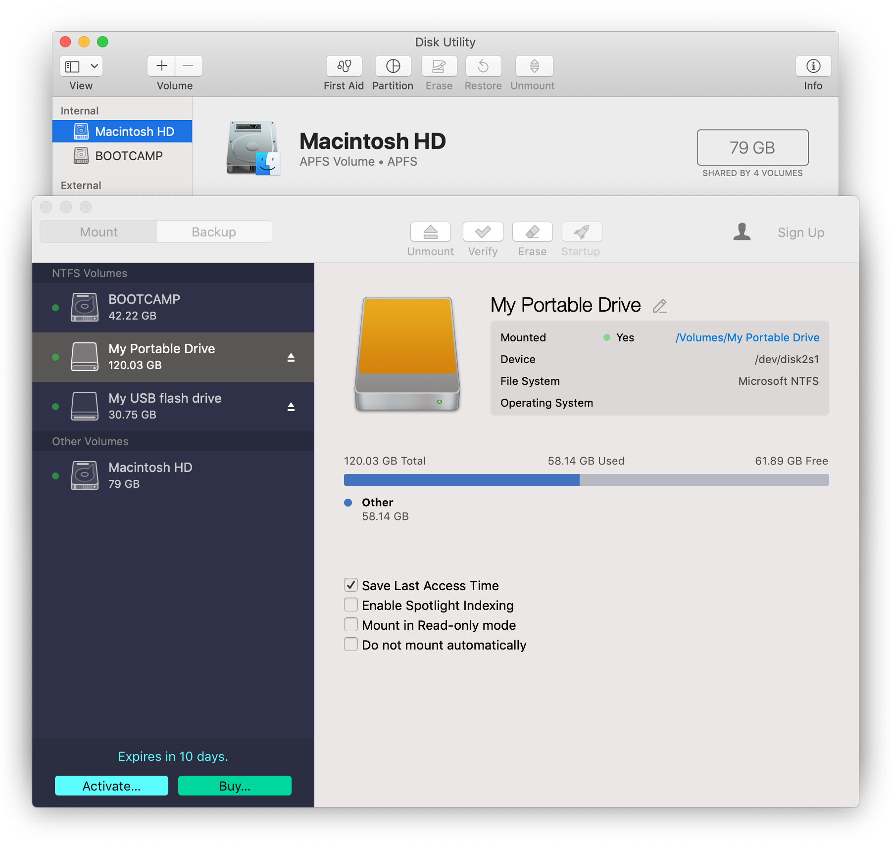 paragon ntfs for mac seagate use
